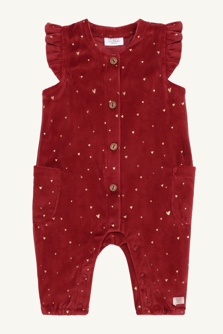 Hust & Claire Mem Gold dress Rød - 11047906-Teaberry-50 cm - 1