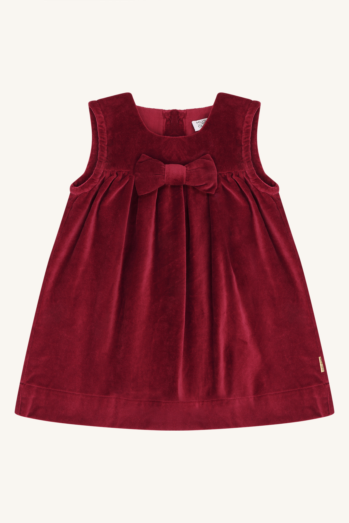 Hust & Claire Karoline Molskin kjole Rød - 11047910-Teaberry-98 cm - 1