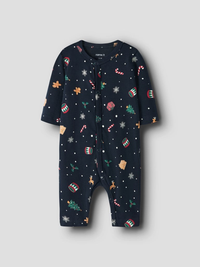Name It Vismas pyjamas Blå - 11047914-NavyBlazer-50 cm - 1