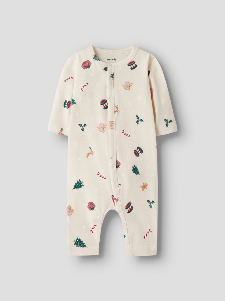 Name It Vismas pyjamas Hvit - 11047914-WhitecapGr-50 cm - 1