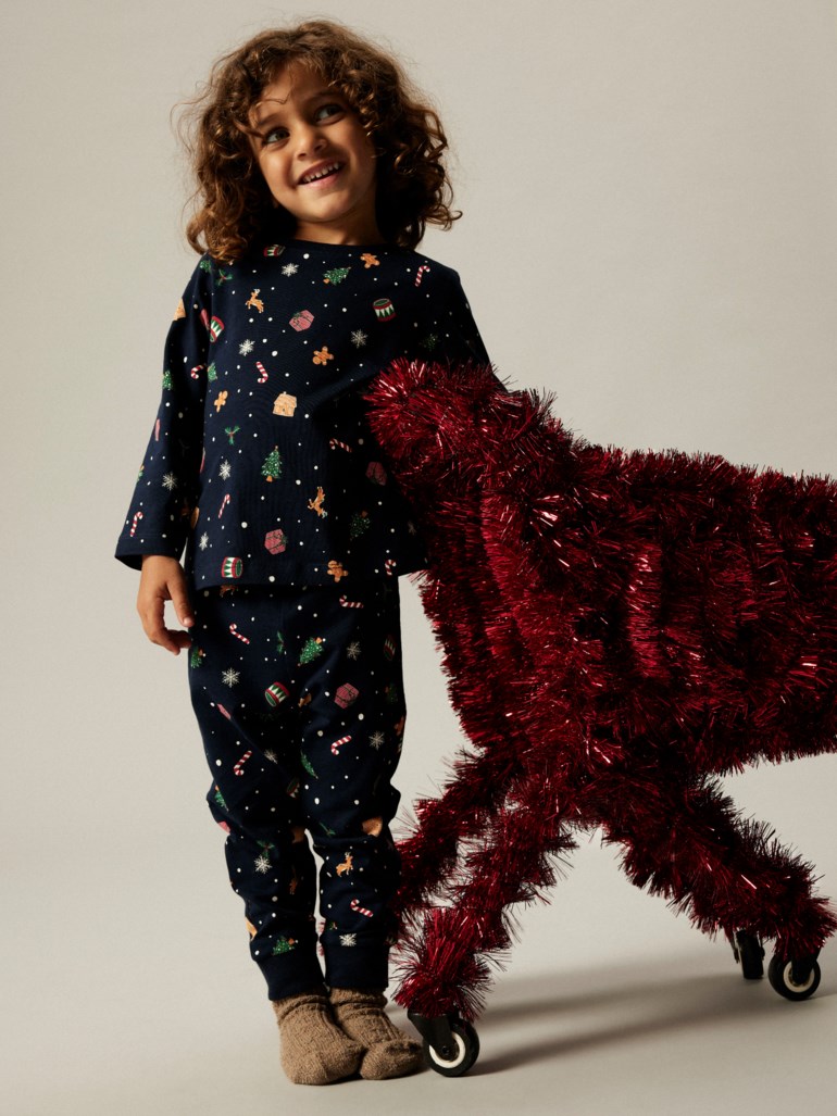 Name It Vismas pyjamassett Blå - 11047916-NavyBlazer-92 cm - 1