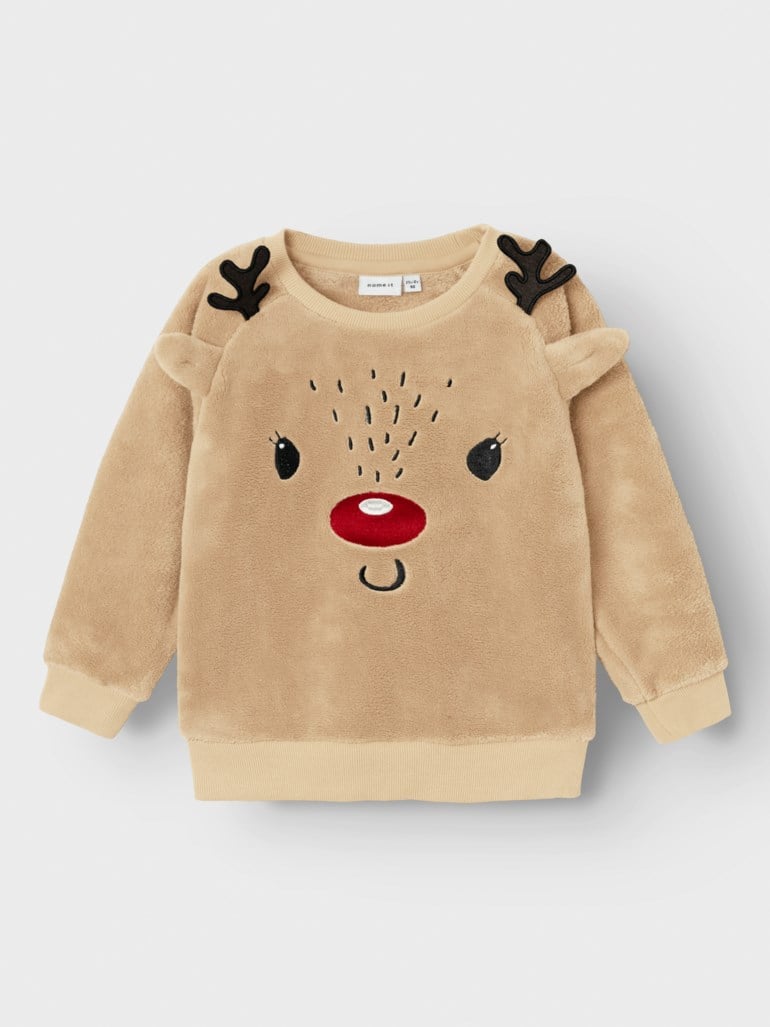 Name It Rkolo teddygenser Hvit - 11047926-peyote-92 cm - 1