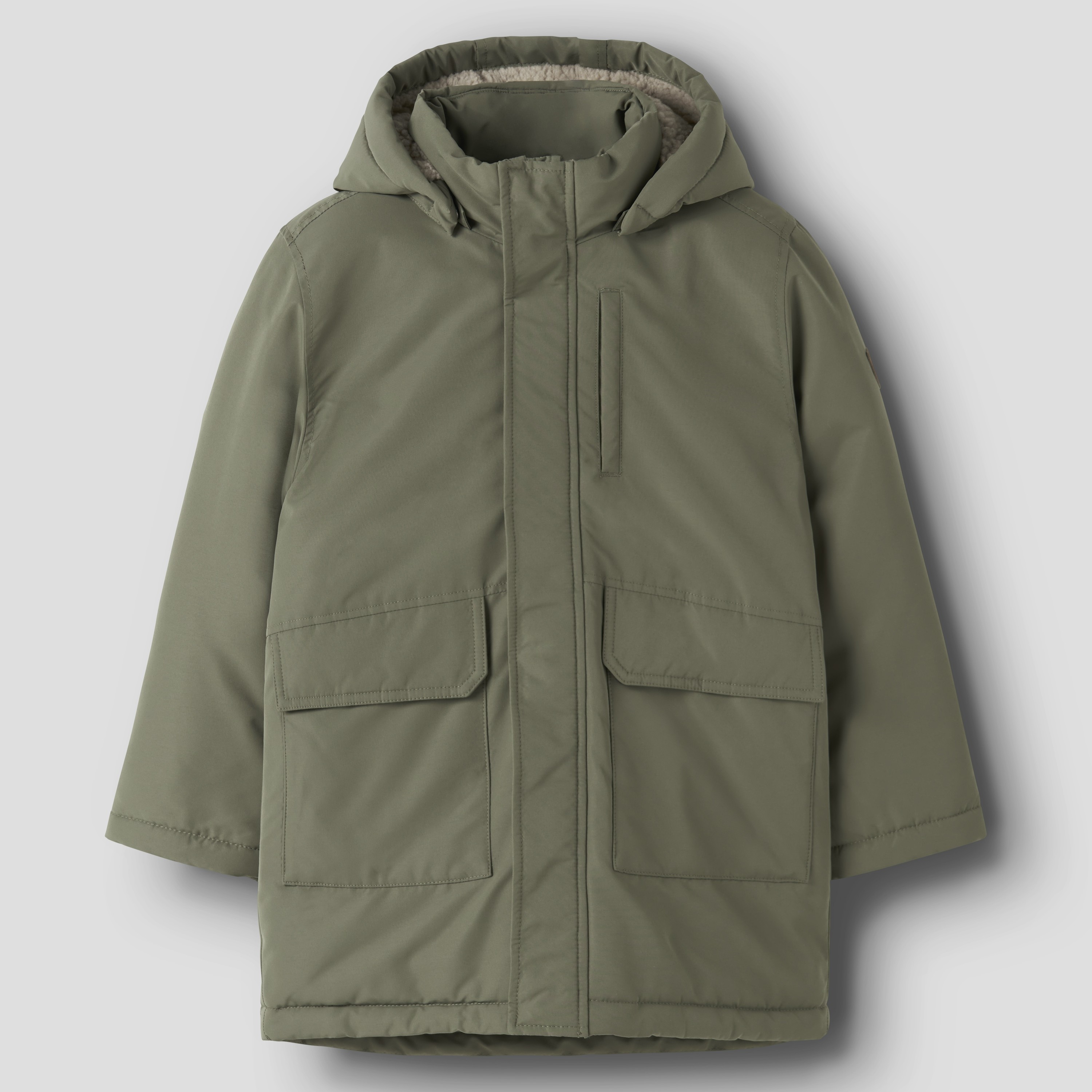 Name It Marlow vinterjakke Brun - 11047938-DustyOlive-116 cm - 1