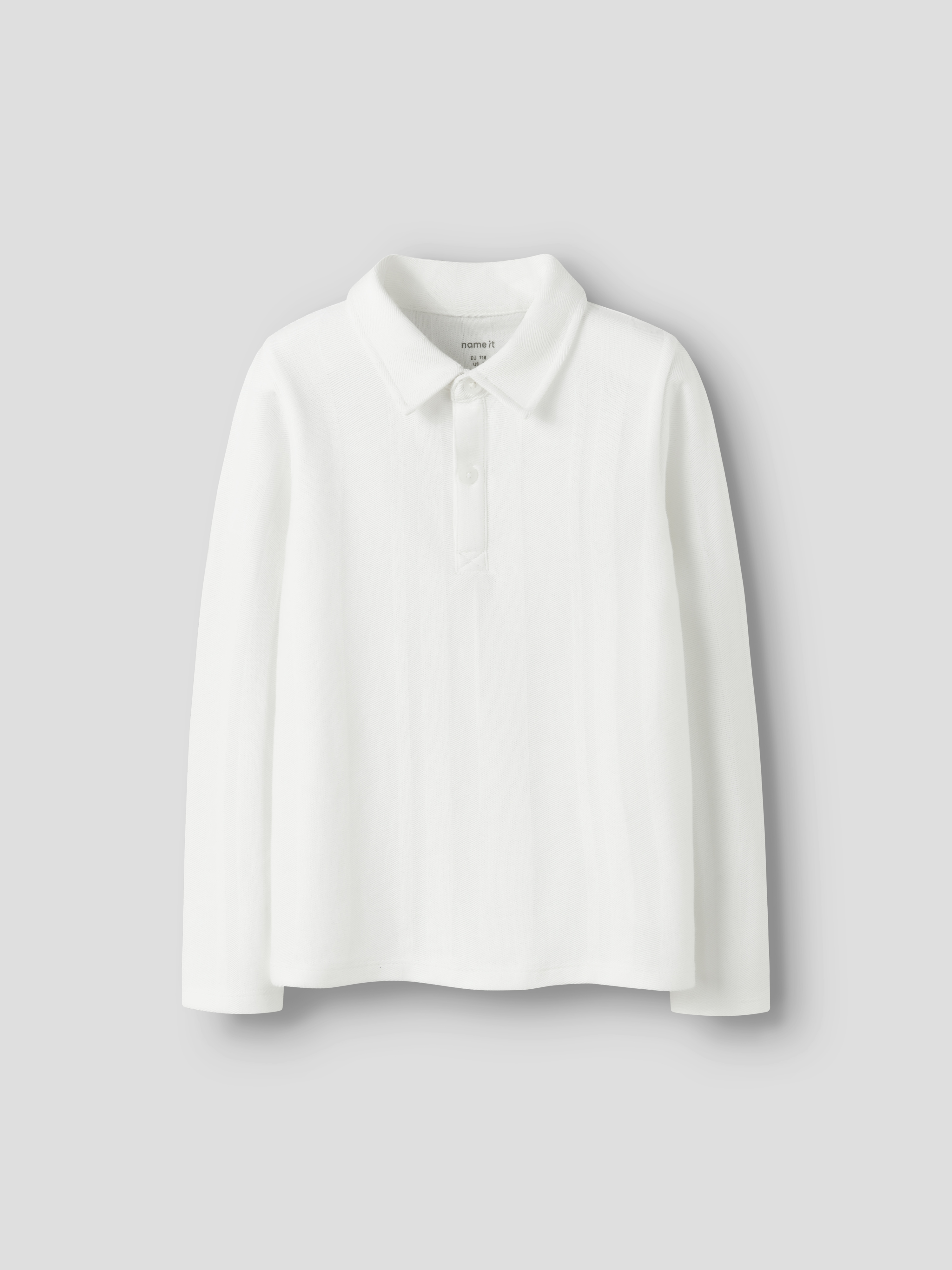 Name It Robo genser m/krage Hvit - 11047953-BrightWhit-92 cm - 1