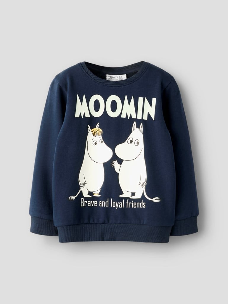 Name It Sloli Moomin genser Blå - 11047958-NavyBlazer-92 cm - 1