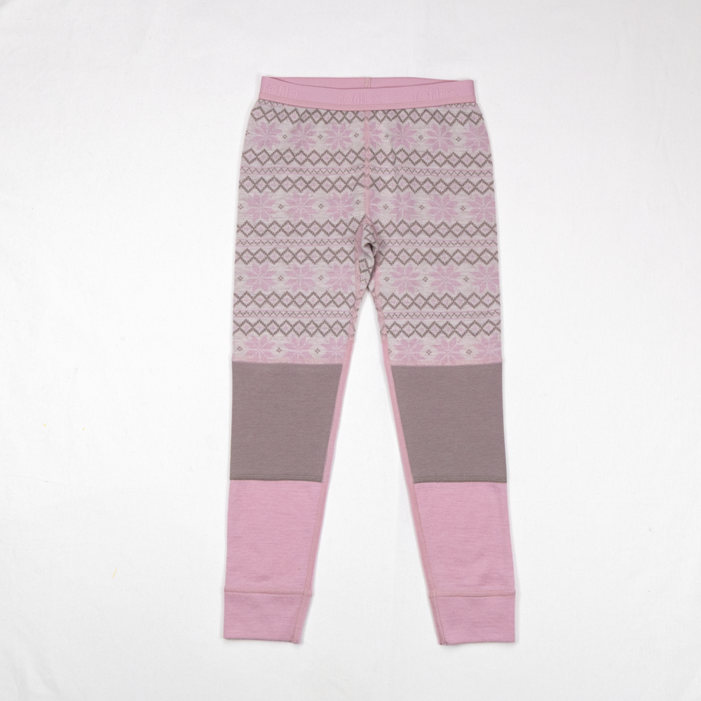 Nordlys longs merinoull Rosa - 11047967-blush-86-92 cm - 1