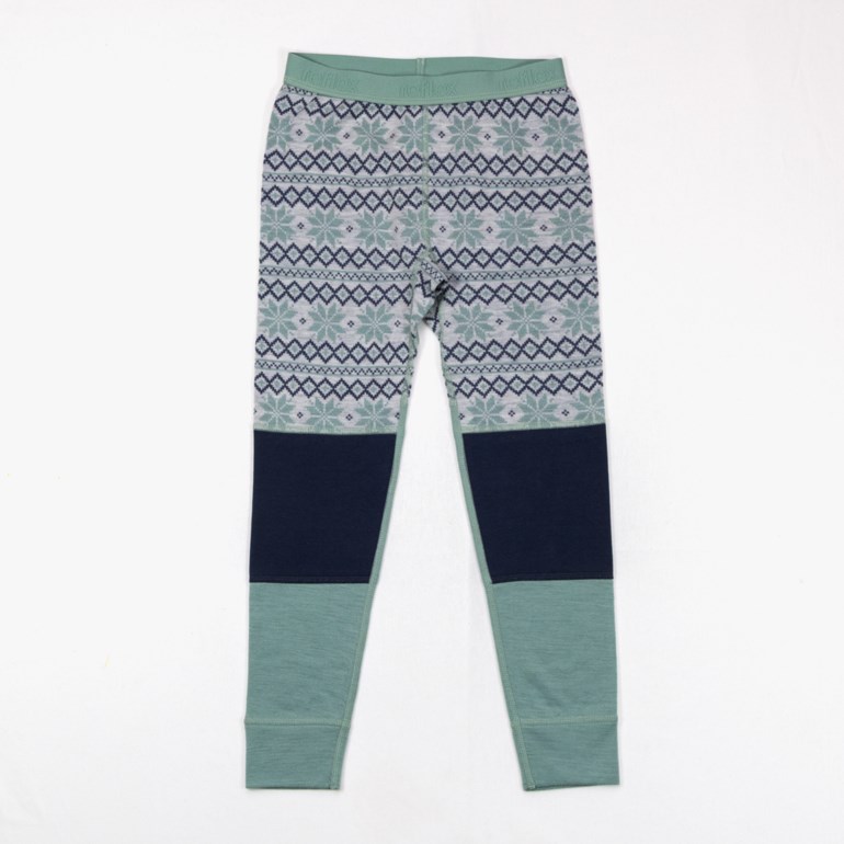 Nordlys longs merinoull Grønn - 11047967-Olive gree-98-104 cm - 1