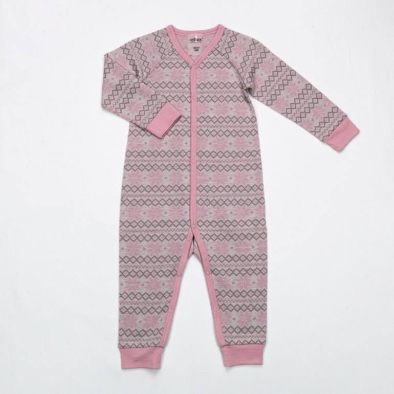 Nordlys heldress merinoull Rosa - 11047968-blush-56 cm - 1