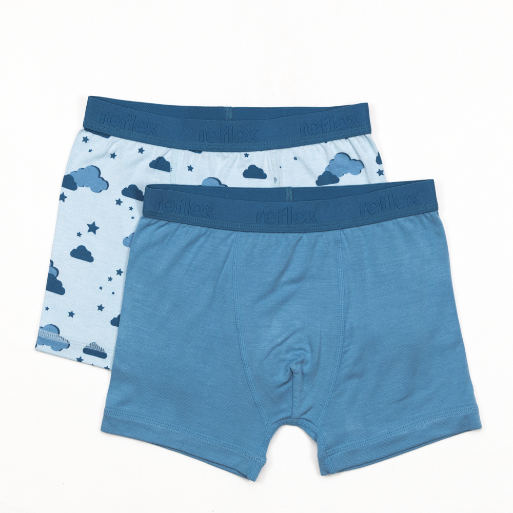 Linne 2pk boxer Blå - 11048018-bluesea-86-92 cm - 1