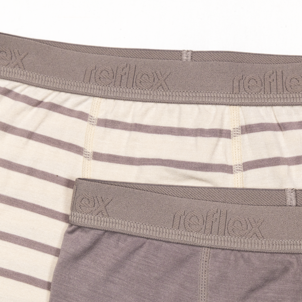 Linne 2pk boxer, lightbeig