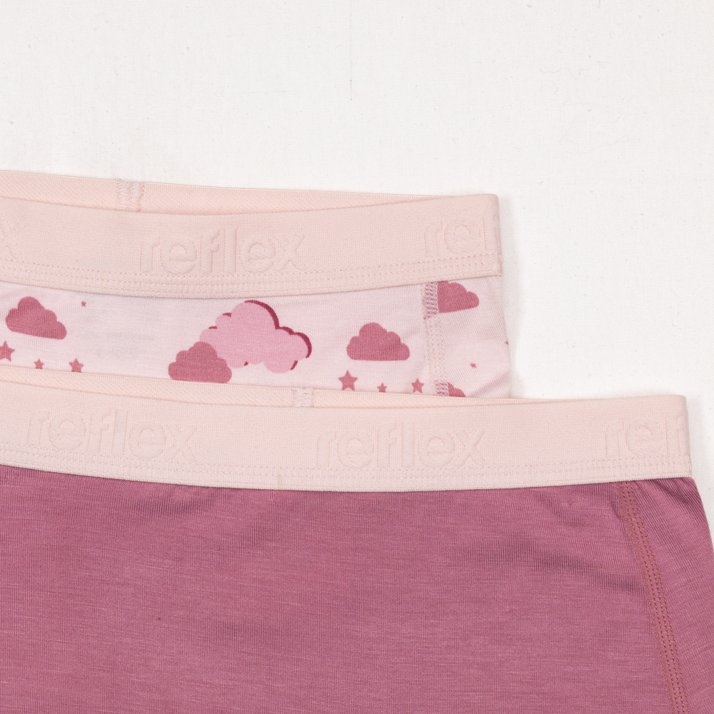 Linne 2pk hipster, pinkcloud
