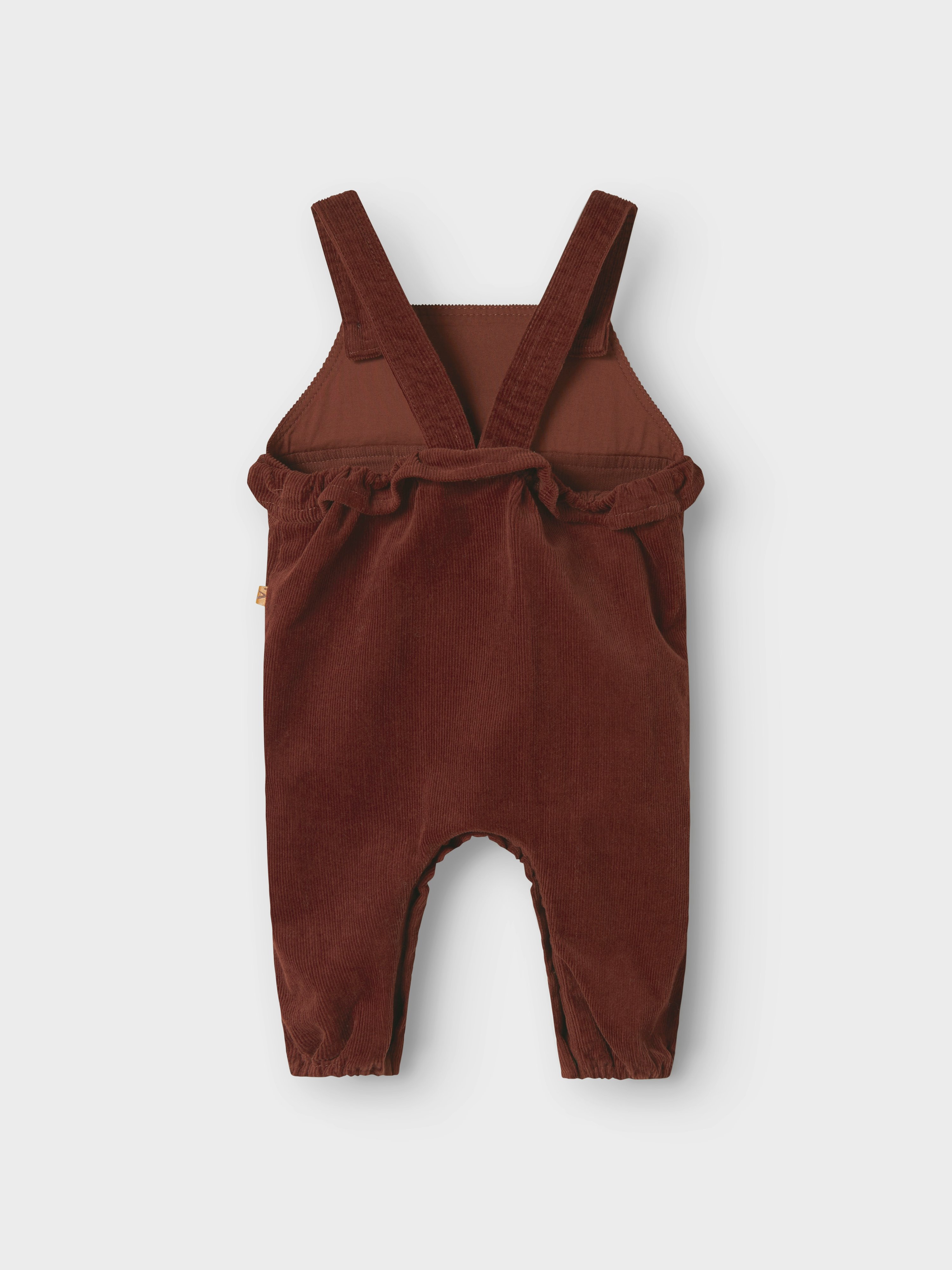 Lil Atelier Obert cord seledress, hotchocolate