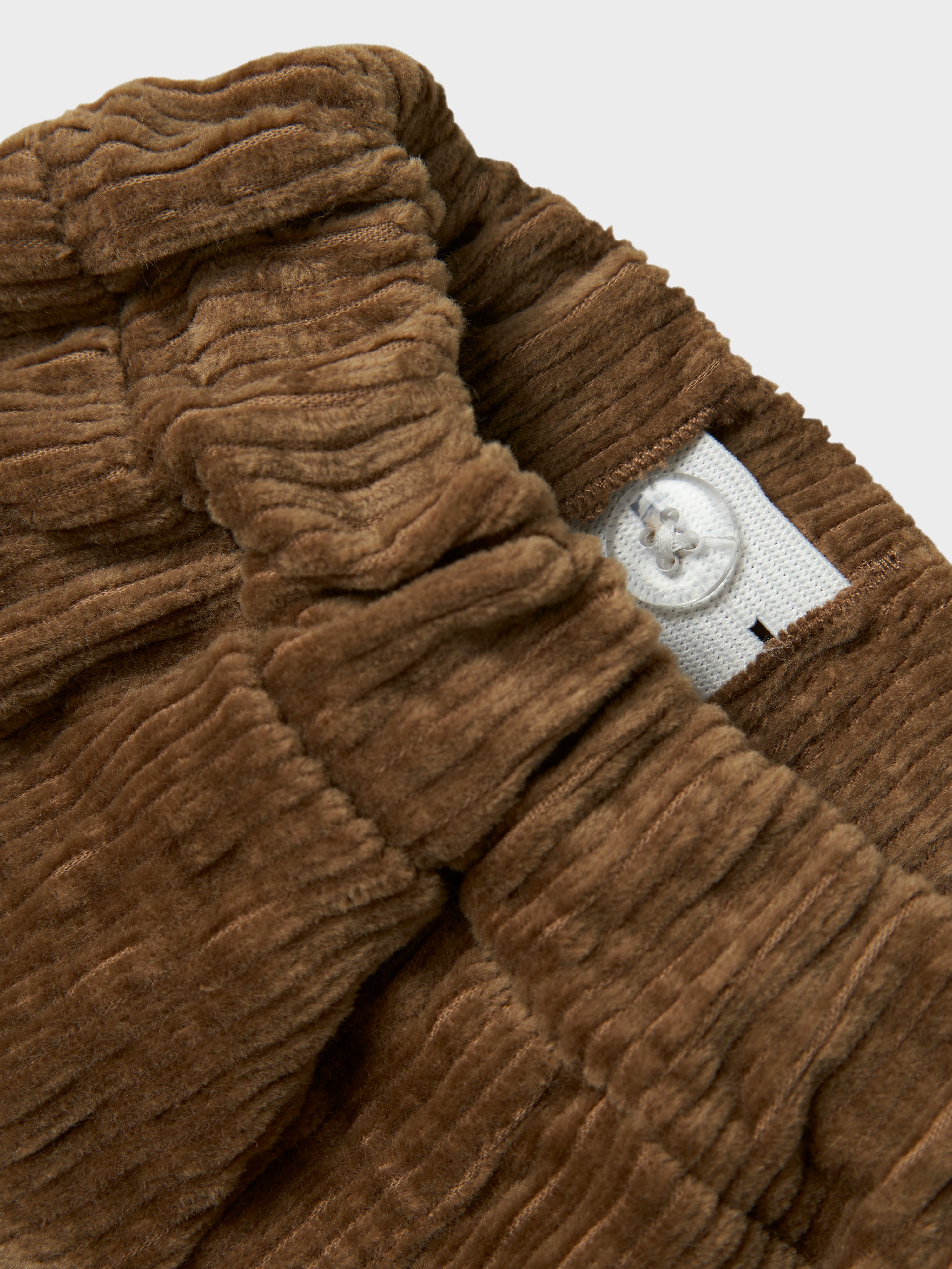 Lil Atelier Osmund cordbukse - baby, sepiatint
