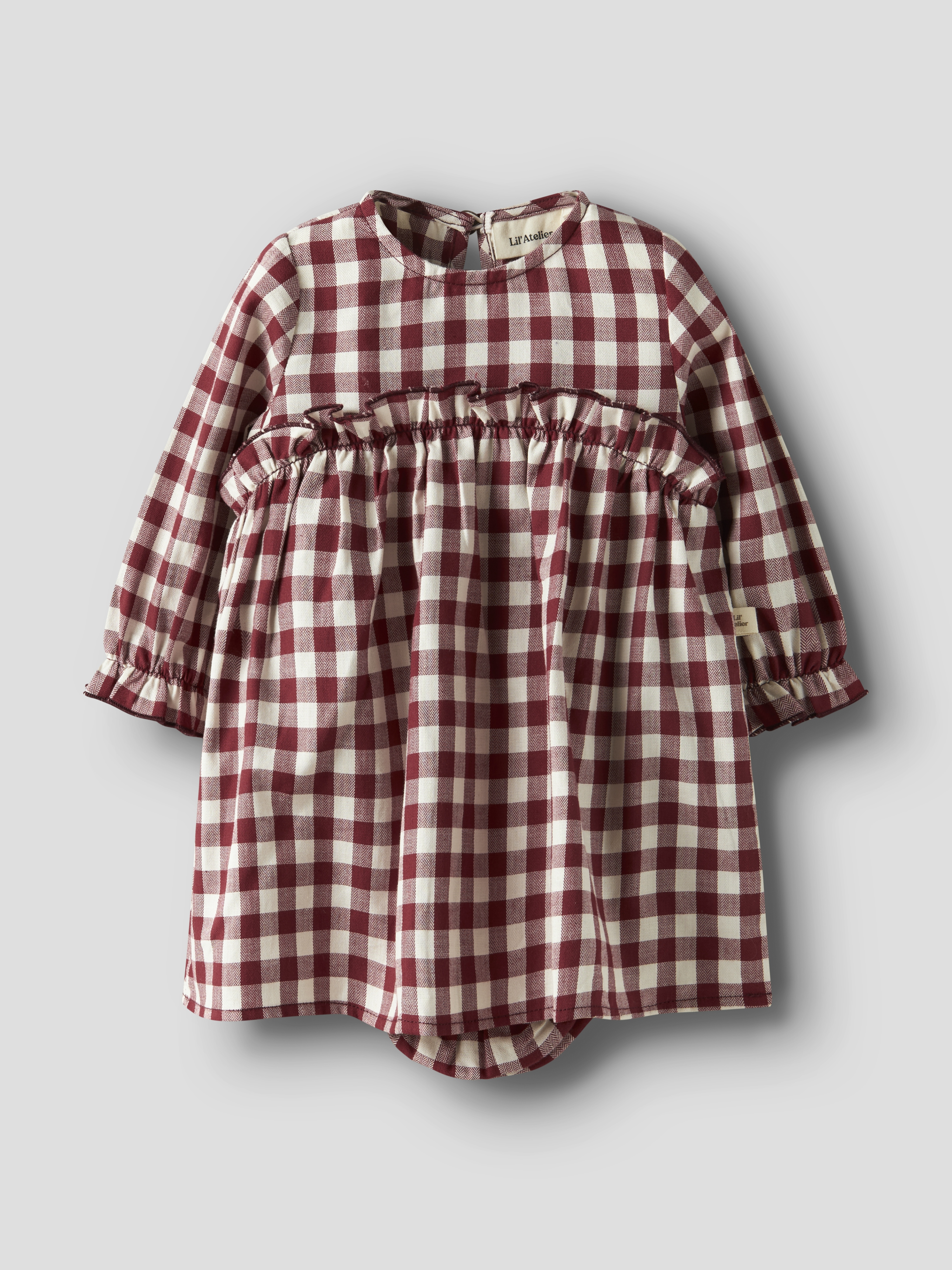 Lil Atelier Rio kjole - baby, reddahlia