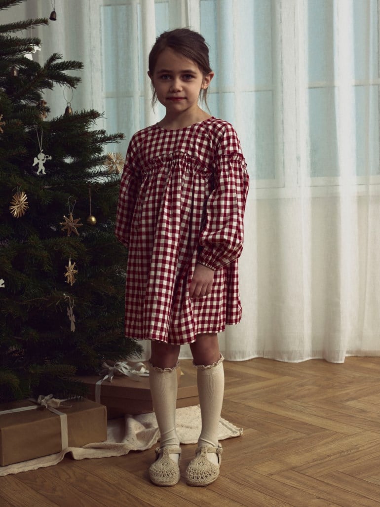 Lil Atelier Rio kjole Rød - 11048179-Red Dahlia-92 cm - 1