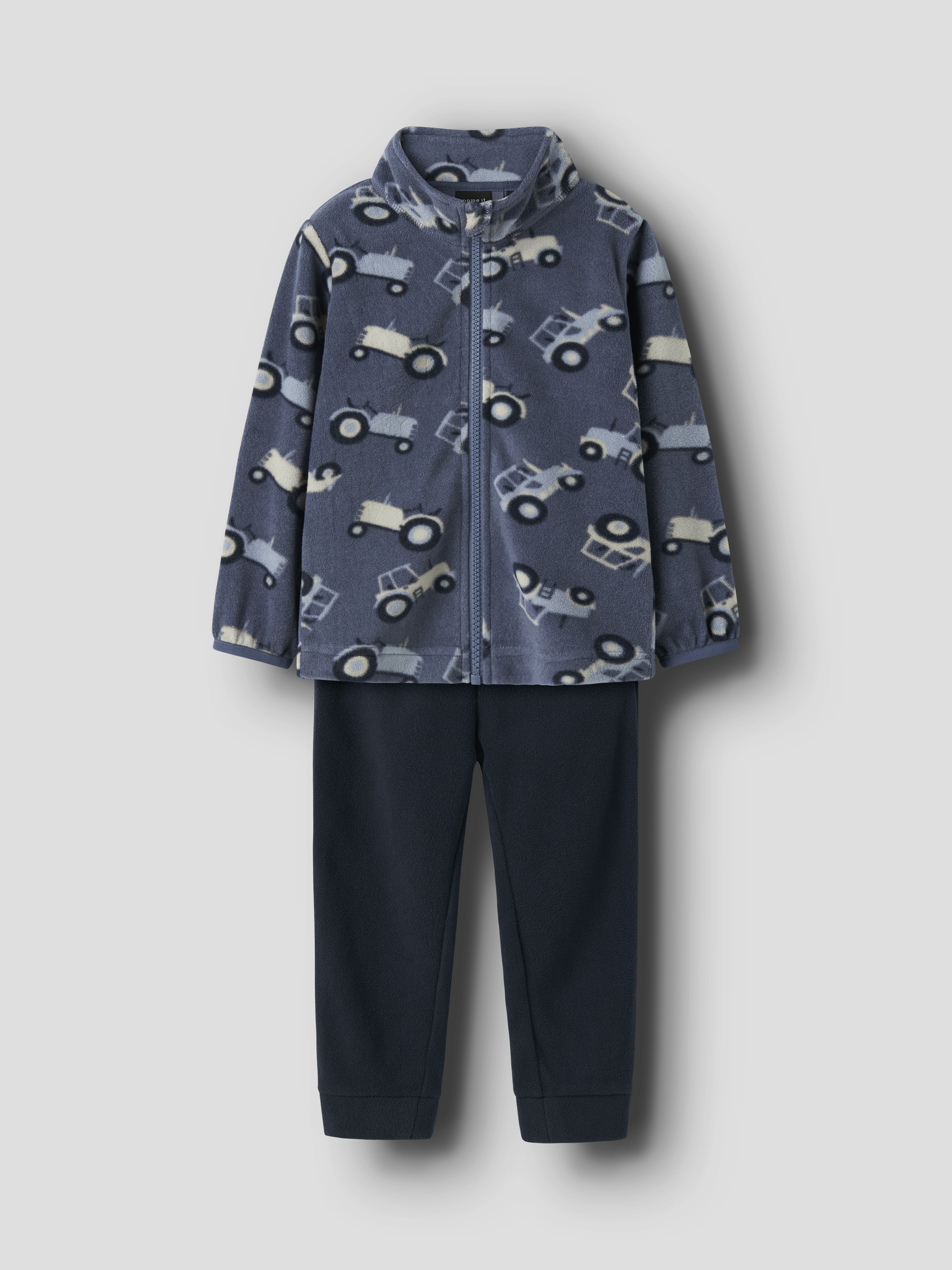 Name It Spektra fleecesett Blå - 11048263-vintagein-80 cm - 1