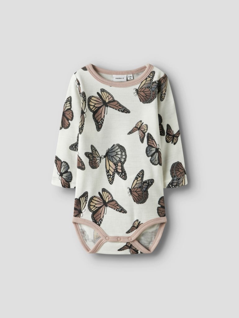 Name It Willitus ullbody Hvit - 11048268-SnowWhite-50 cm - 1