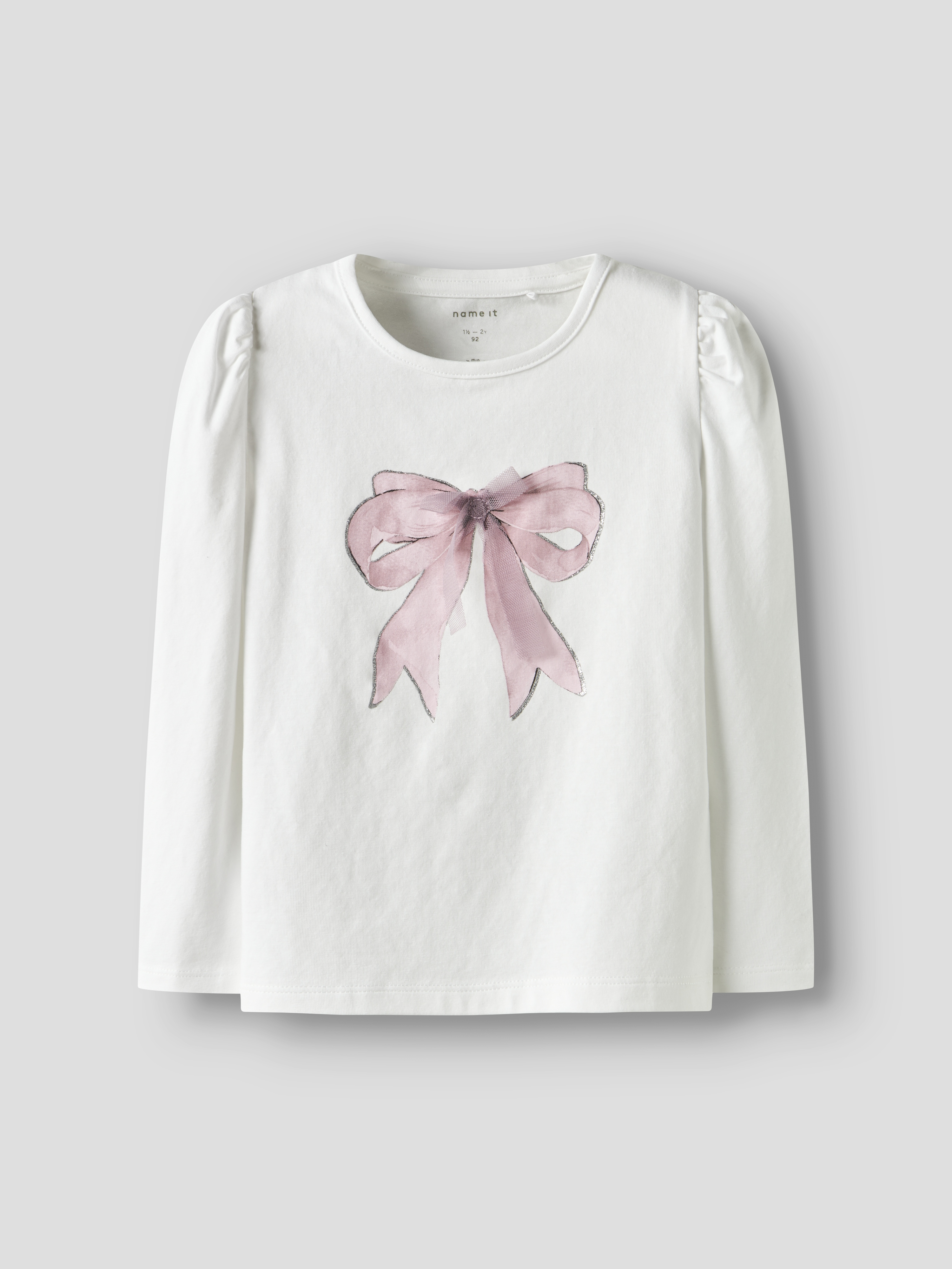 Name It Skaty genser Hvit - 11048280-BrightWhit-92 cm - 1