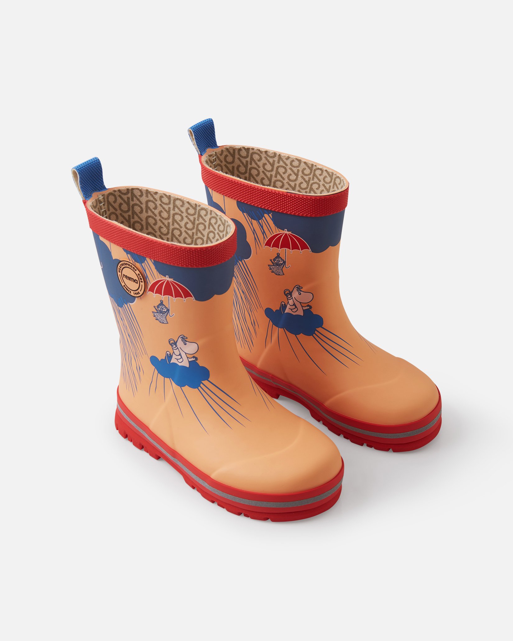 Reima Moomin Magisk gummistøvler Oransje - 11048345-Apricot-20 - 1