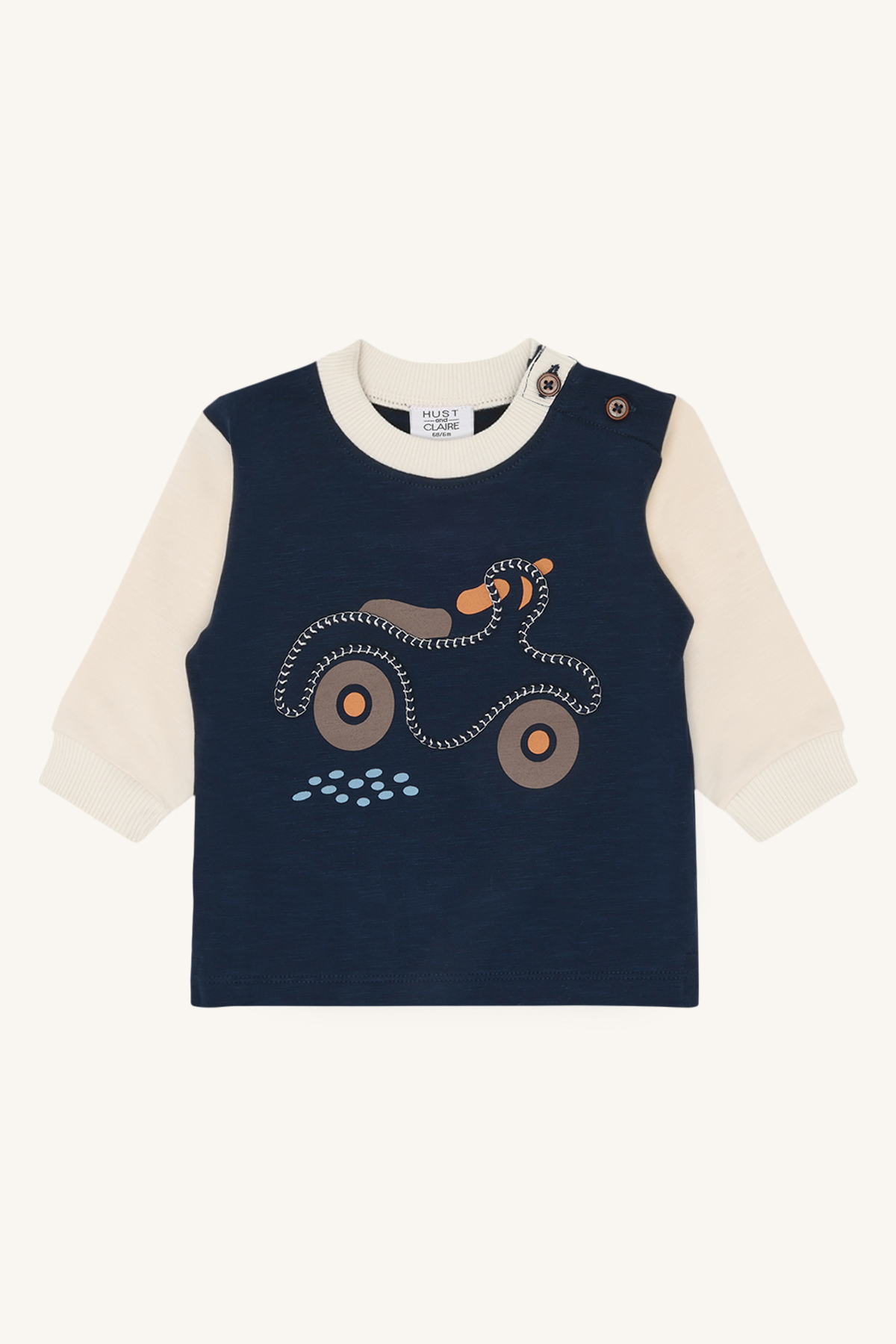 Hust & Claire Sofus genser - scooter null - 11048391-Blues-62 cm - 1