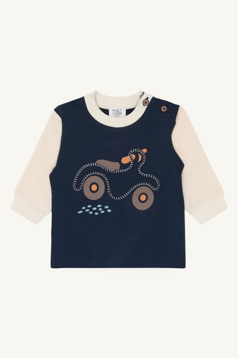 Hust & Claire Sofus genser - scooter null - 11048391-Blues-62 cm - 1