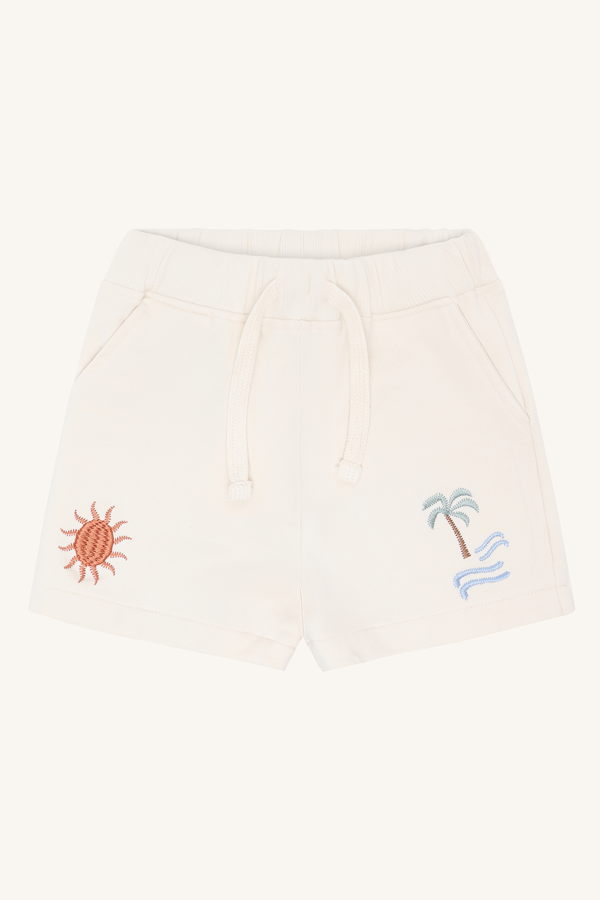 Hust & Claire Haggi shorts - palms Rosa - 11048404-Sandshell-92 cm - 1