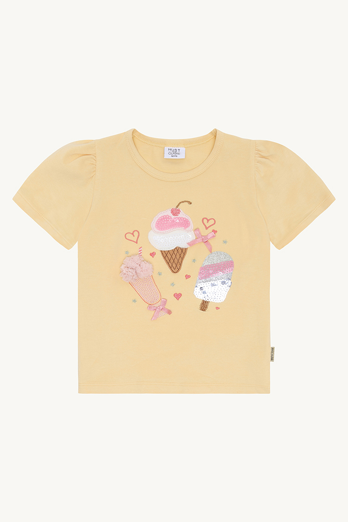 Hust & Claire Alma t-skjorte - ice cream Gul - 11048408-Nectar-92 cm - 1