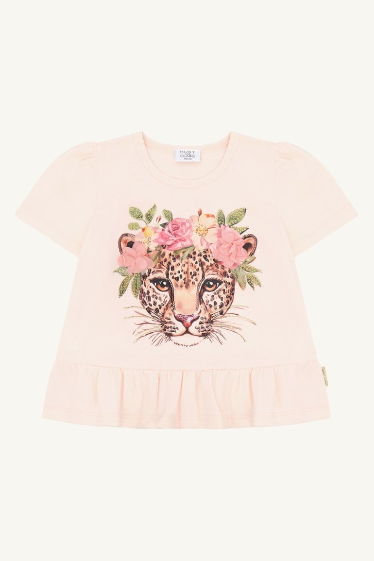 Hust & Claire Alma t-skjorte - leo Rosa - 11048411-Quartz-128 cm - 1