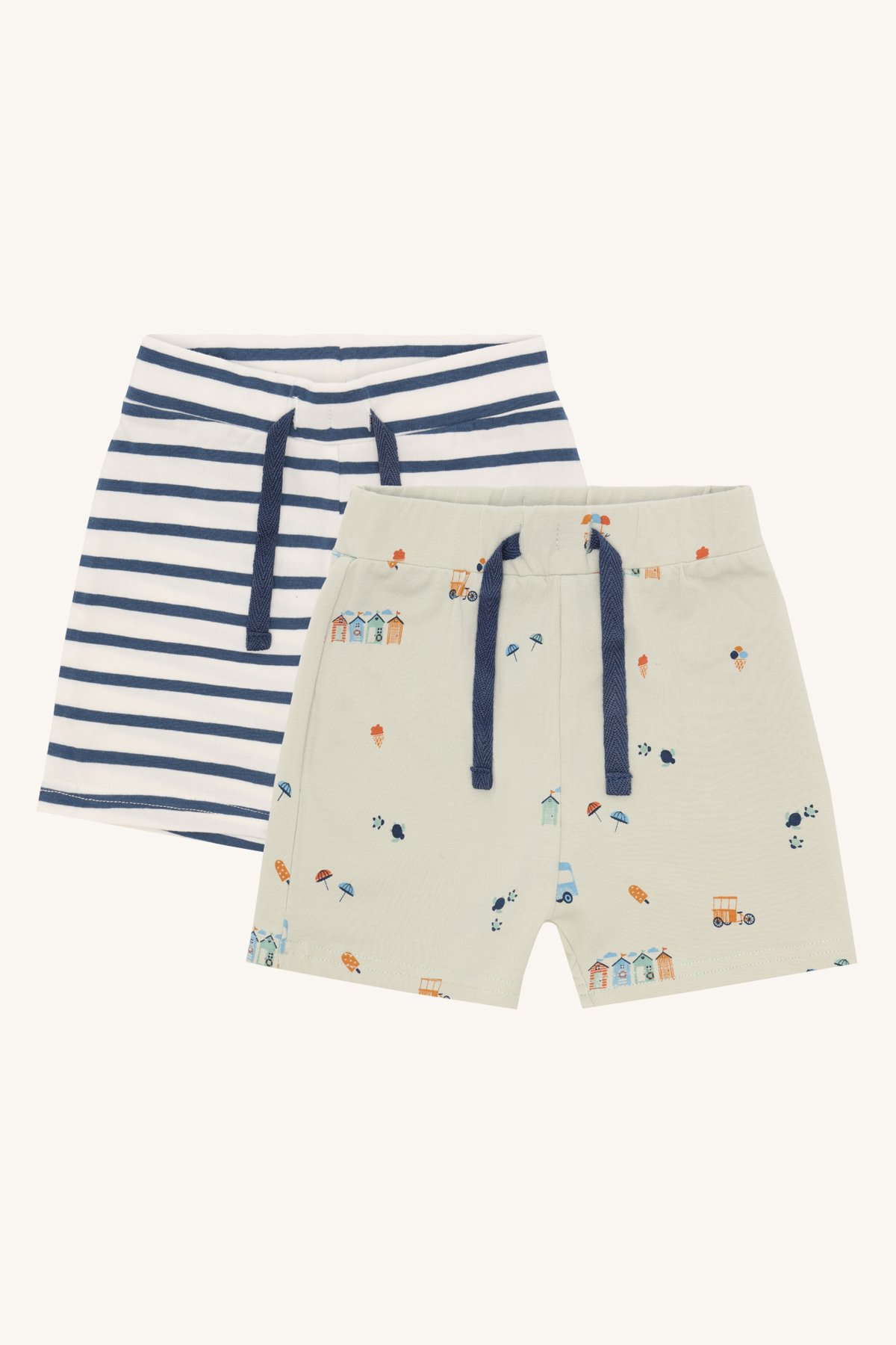 Hust & Claire Hau 2pk shorts - holiday Grønn - 11048417-Greenfoam-62 cm - 1