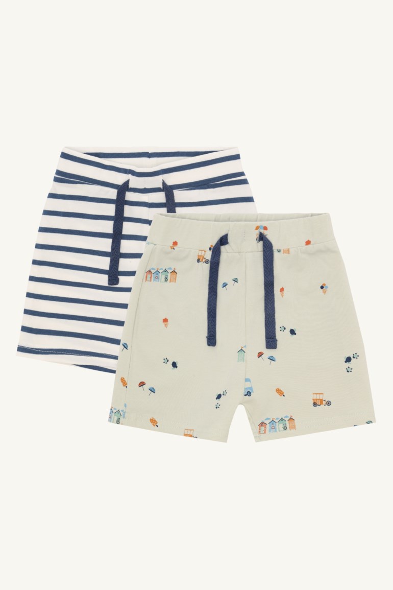 Hust & Claire Hau 2pk shorts - holiday Grønn - 11048417-Greenfoam-62 cm - 1