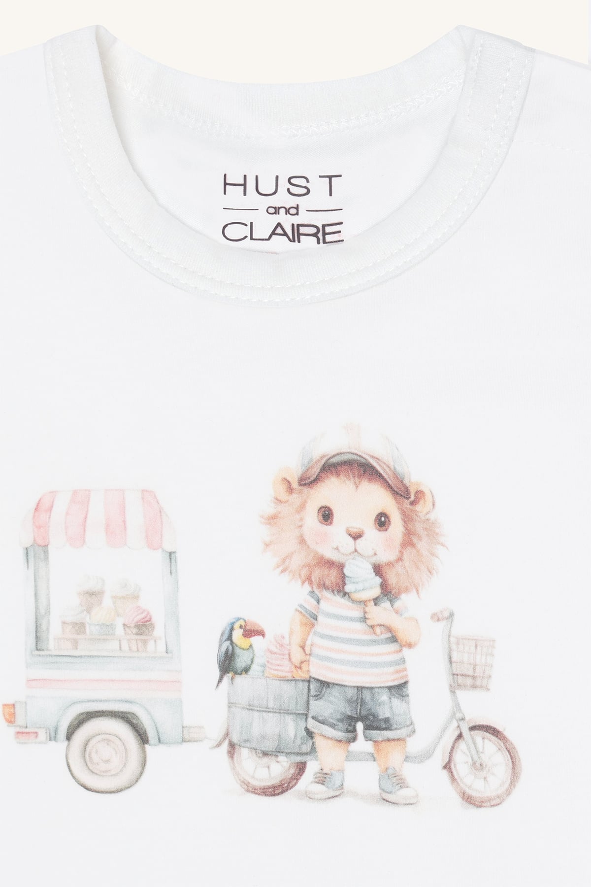 Hust & Claire Billy body - ice cream, ivory