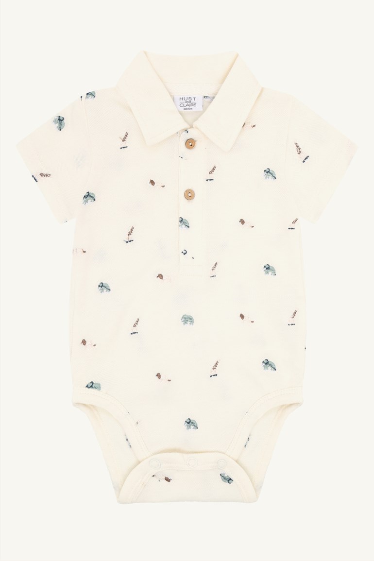 Hust & Claire Bendy t-skjorte - animal Hvit - 11048419-Snow white-62 cm - 1