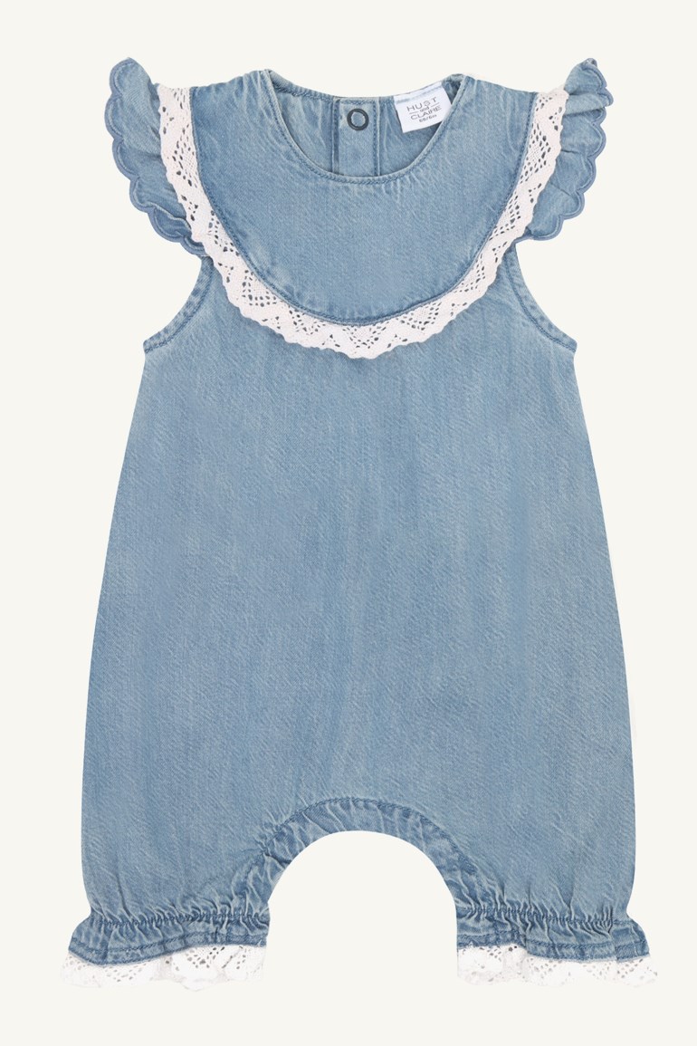 Hust & Claire Magie heldress - denim Blå - 11048426-bluedenim-62 cm - 1