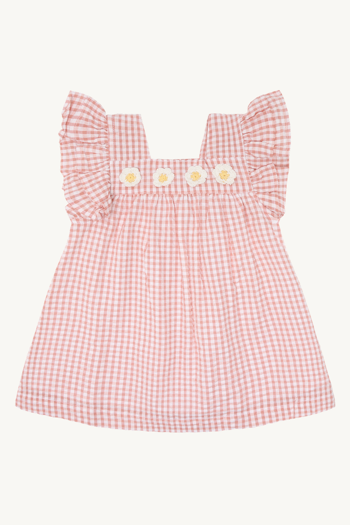 Hust & Clarie Katinka kjole - check Rosa - 11048427-Shell-62 cm - 1