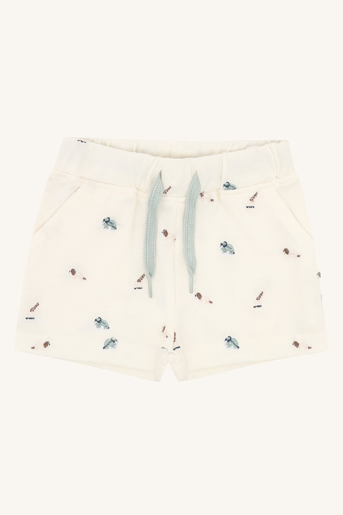 Hust & Claire Hagg shorts - animal Hvit - 11048433-Snow white-62 cm - 1