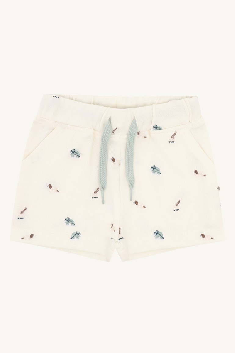 Hust & Claire Hagg shorts - animal Hvit - 11048433-Snow white-62 cm - 1