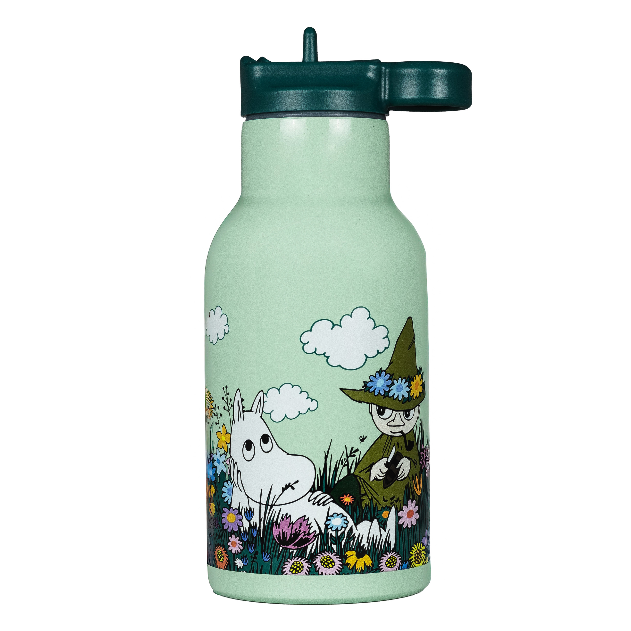 Mumin Eng Vannflaske Grønn - 11048443-Green-340ml - 1