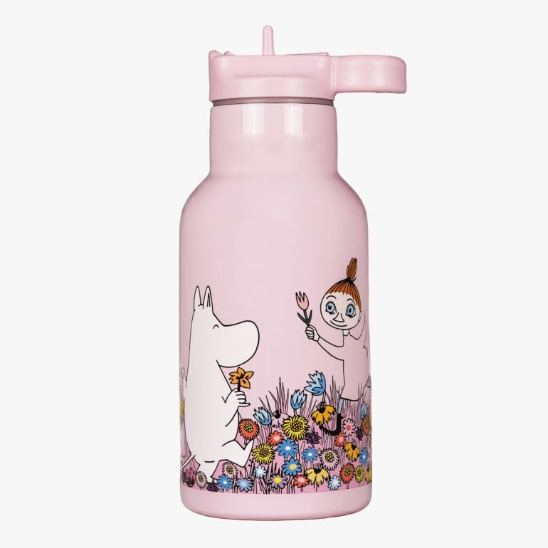 Mumin Eng Vannflaske Rosa - 11048443-Pink-340ml - 1