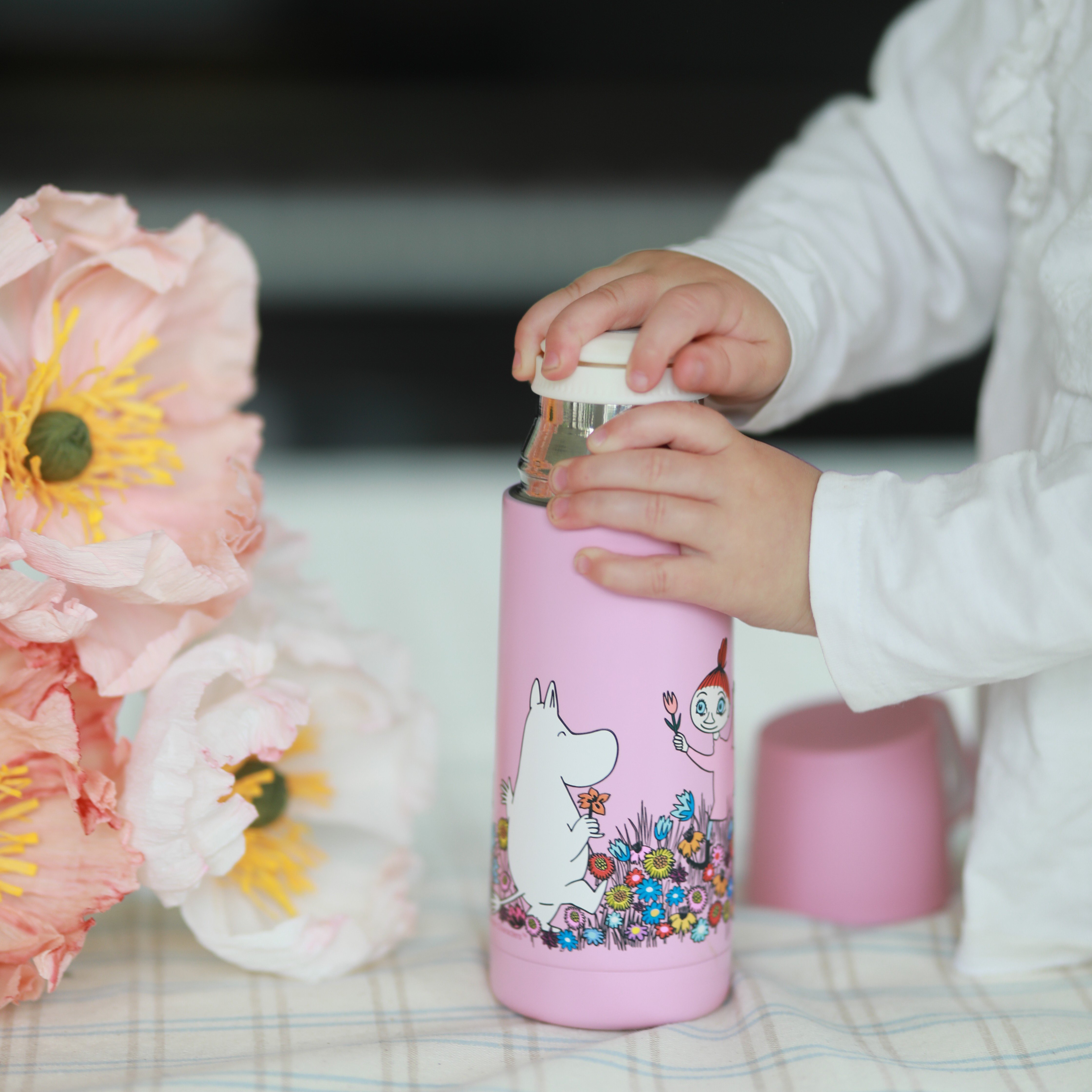 Mummitrollet Eng Termos 350ml, Rosa