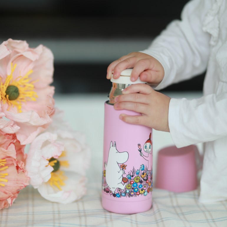 Termos Rosa Barn Mumin Eng Termos, pink | Barnashus.no