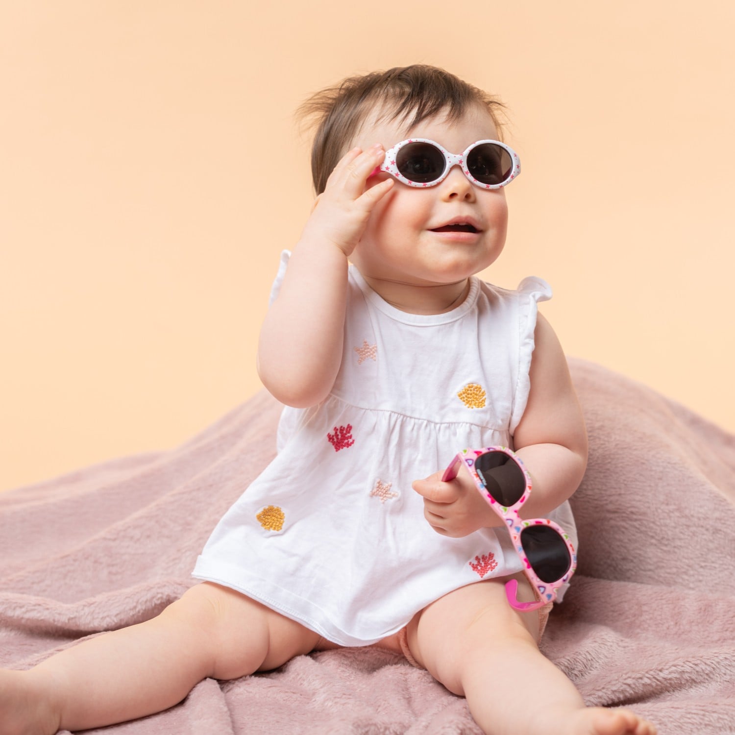 Solbriller Baby Adventure, pink