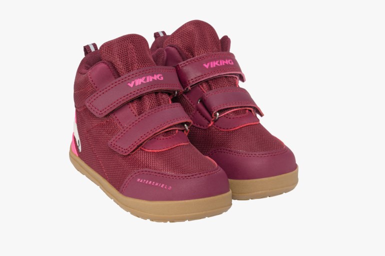 Viking Alv Barefoot Paw Mid WP 2V Rosa - 11048486-burgundy-20 - 1