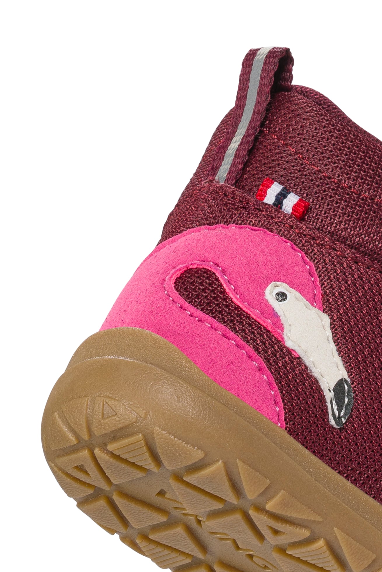 Viking Alv Barefoot Paw Mid WP 2V, burgundy