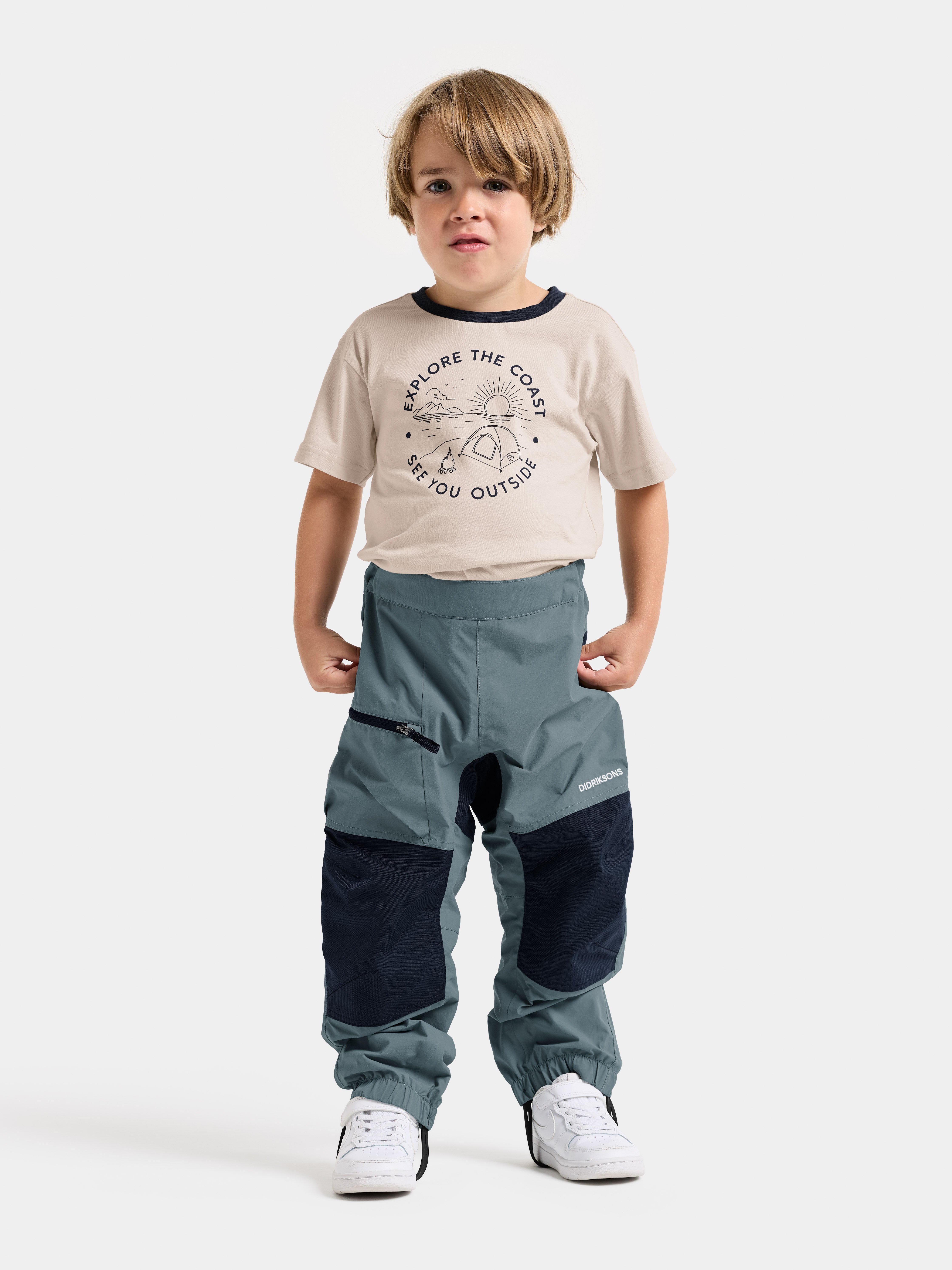 Didriksons Dusk bukse Blå - 11048497-FactoryBlu-90 cm - 1