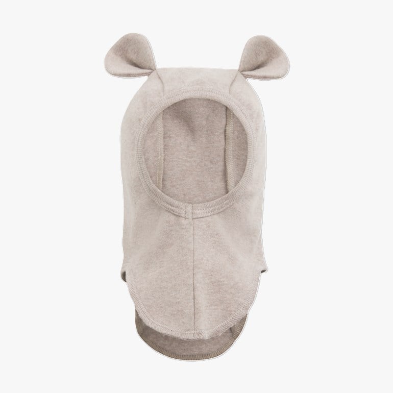 Balaclava med bamseører Brun - 11048537-Camel Mela-0-3 mnd - 1