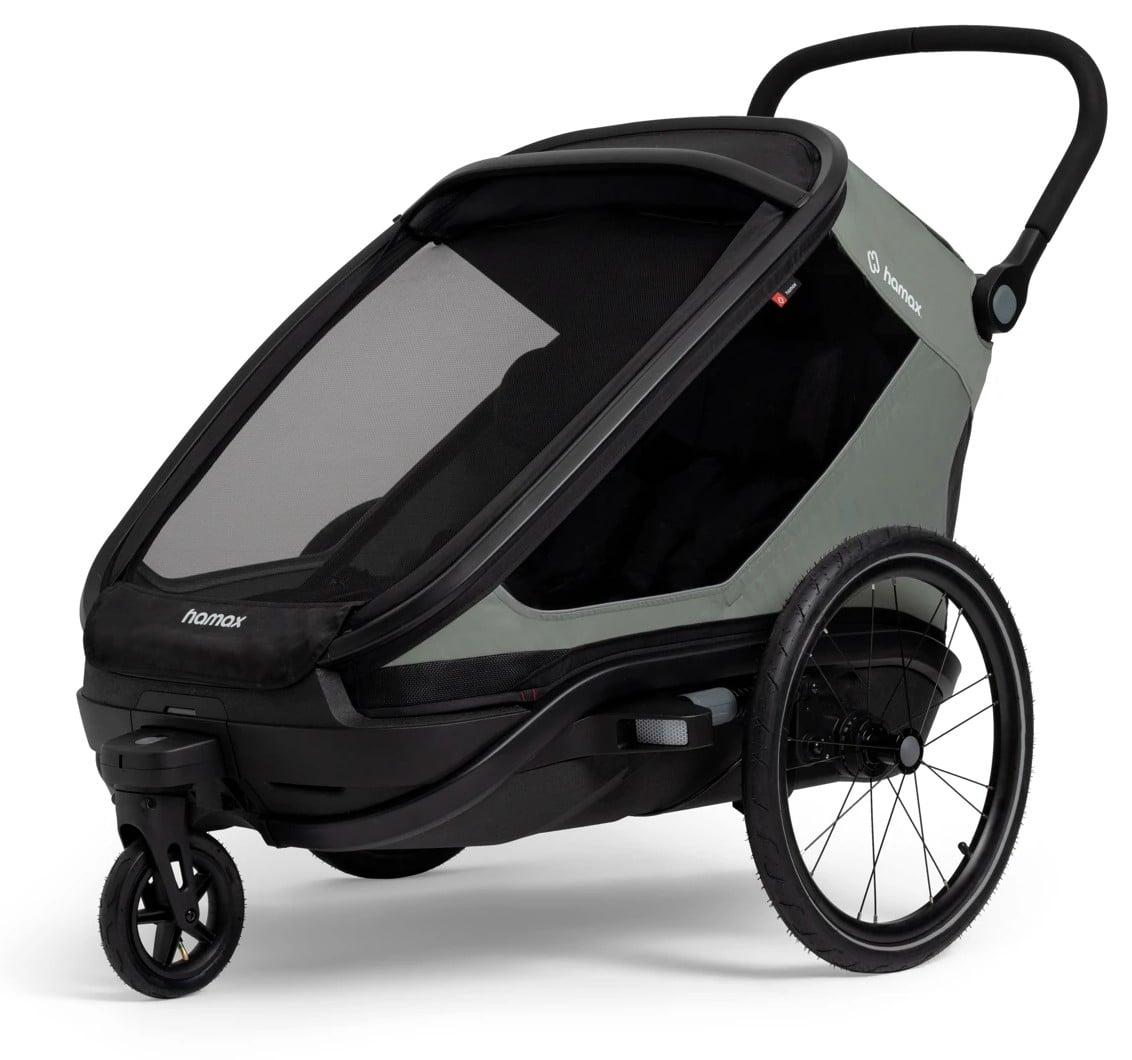 Outback Next sykkelvogn 2-seter, greenblack