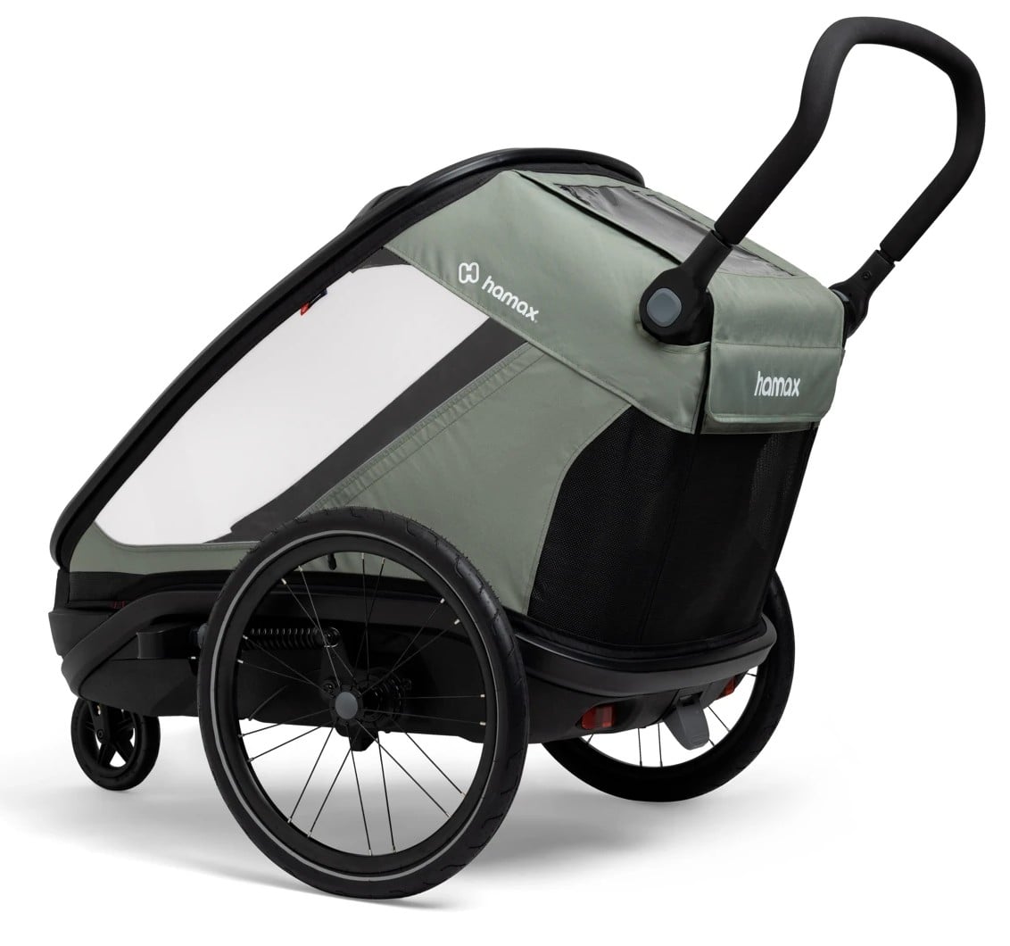 Outback Next sykkelvogn 2-seter, greenblack