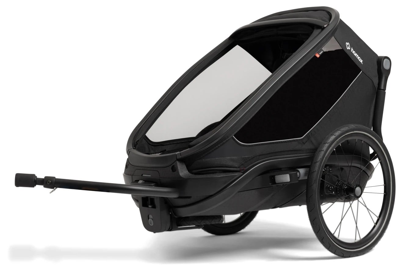 Outback Next sykkelvogn 1-seter, black