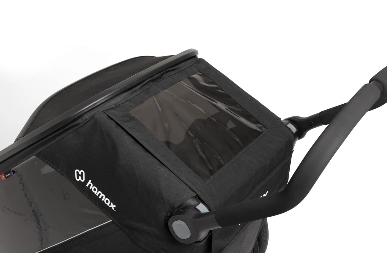 Outback Next sykkelvogn 1-seter, black