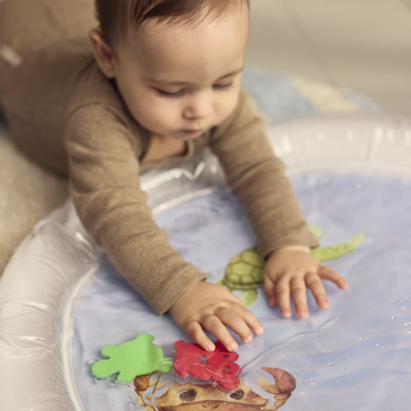 FILIBABBA Tummy Time Vannlekematte, Sea Friends